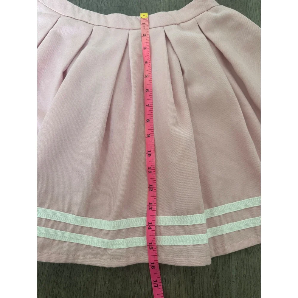 Hot Topic Pink Pleated Mini Skirt XS Pastel Preppy Tennis Sailor Y2K Kawaii